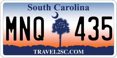 SC license plate MNQ435