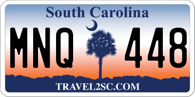 SC license plate MNQ448