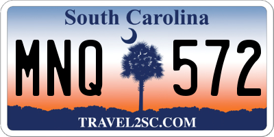 SC license plate MNQ572