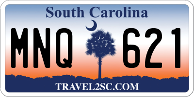 SC license plate MNQ621