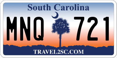 SC license plate MNQ721