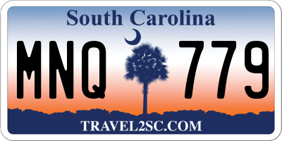 SC license plate MNQ779