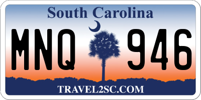 SC license plate MNQ946