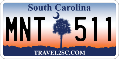 SC license plate MNT511