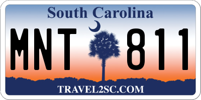 SC license plate MNT811