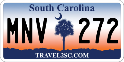 SC license plate MNV272