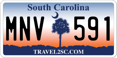 SC license plate MNV591