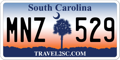 SC license plate MNZ529