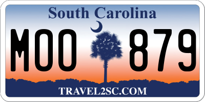 SC license plate MOO879