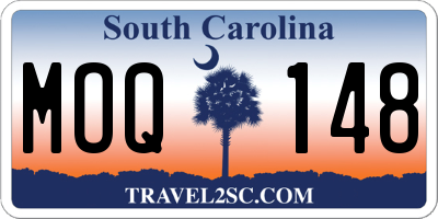 SC license plate MOQ148
