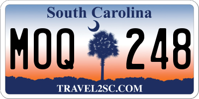 SC license plate MOQ248
