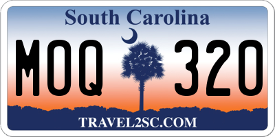 SC license plate MOQ320