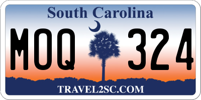 SC license plate MOQ324