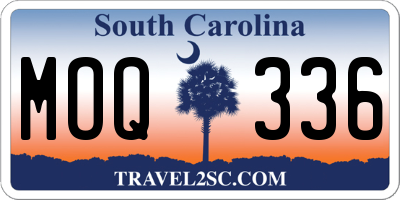 SC license plate MOQ336