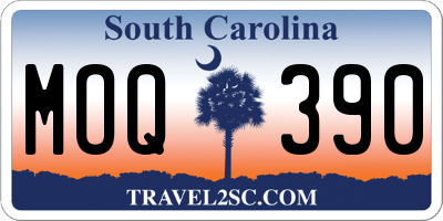 SC license plate MOQ390