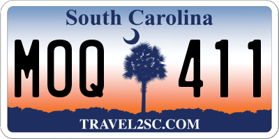 SC license plate MOQ411