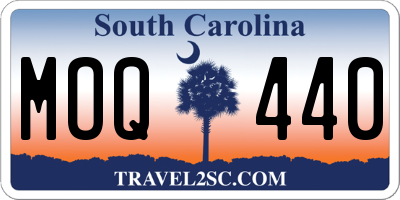 SC license plate MOQ440