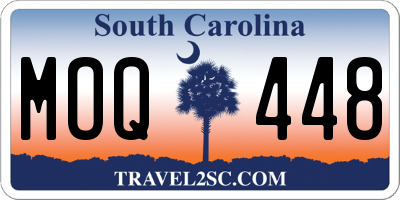 SC license plate MOQ448