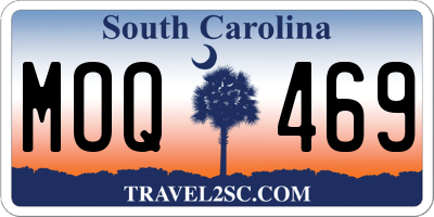 SC license plate MOQ469