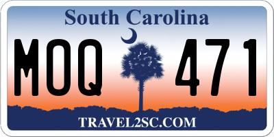 SC license plate MOQ471