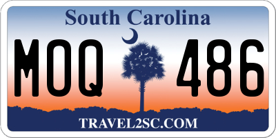 SC license plate MOQ486