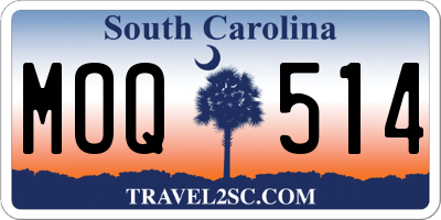SC license plate MOQ514