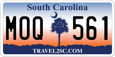 SC license plate MOQ561