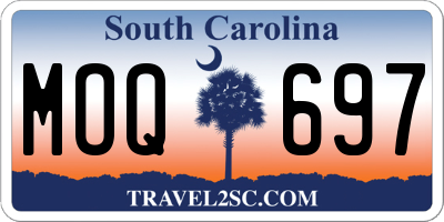 SC license plate MOQ697
