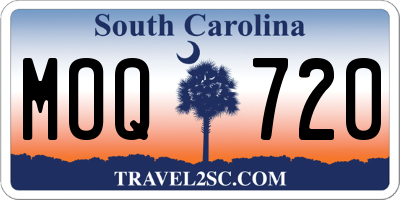 SC license plate MOQ720