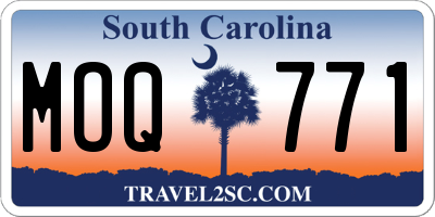 SC license plate MOQ771