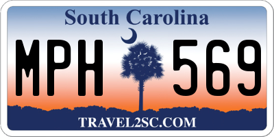 SC license plate MPH569