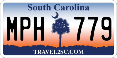 SC license plate MPH779