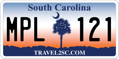 SC license plate MPL121