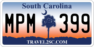 SC license plate MPM399