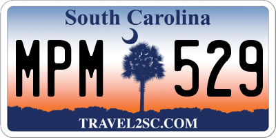SC license plate MPM529