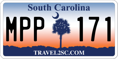 SC license plate MPP171