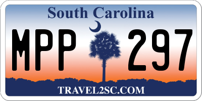 SC license plate MPP297