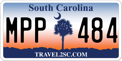SC license plate MPP484