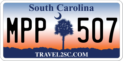 SC license plate MPP507