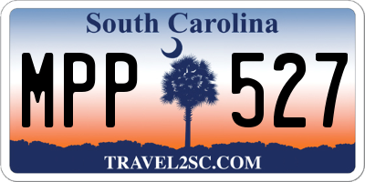 SC license plate MPP527