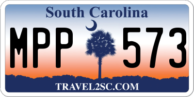 SC license plate MPP573