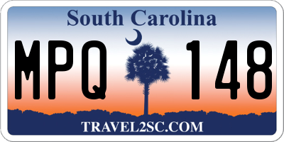 SC license plate MPQ148