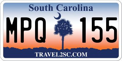 SC license plate MPQ155