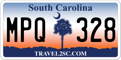 SC license plate MPQ328