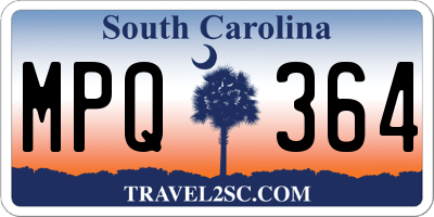 SC license plate MPQ364
