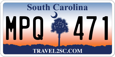 SC license plate MPQ471