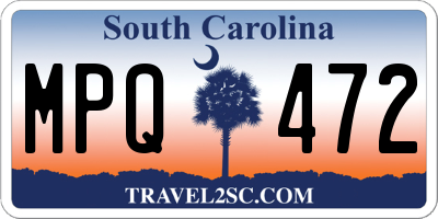 SC license plate MPQ472