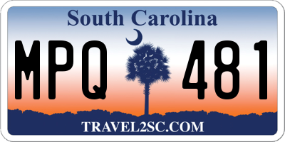 SC license plate MPQ481