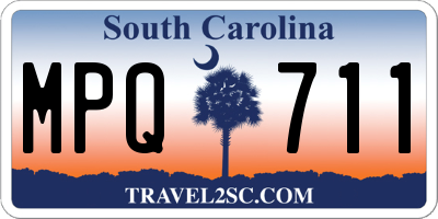 SC license plate MPQ711