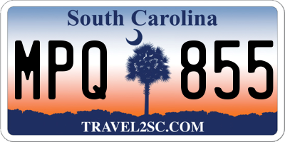 SC license plate MPQ855